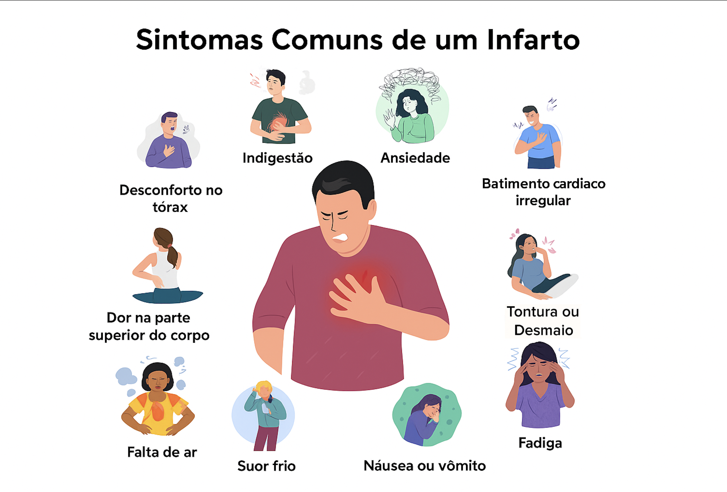 Sintomas de infarto