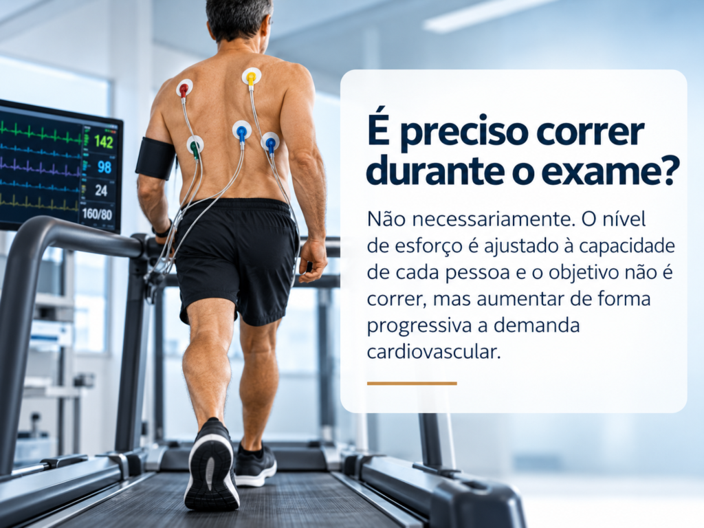 Teste ergometrico e corrida